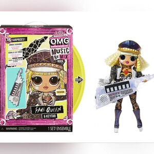LOL Surprise OMG Remix  Rock Fame Queen Fashion Doll with 15 Surprises